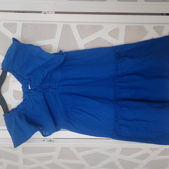 Zara Vibrant Blue Kids Dress - Picture 3 of 5